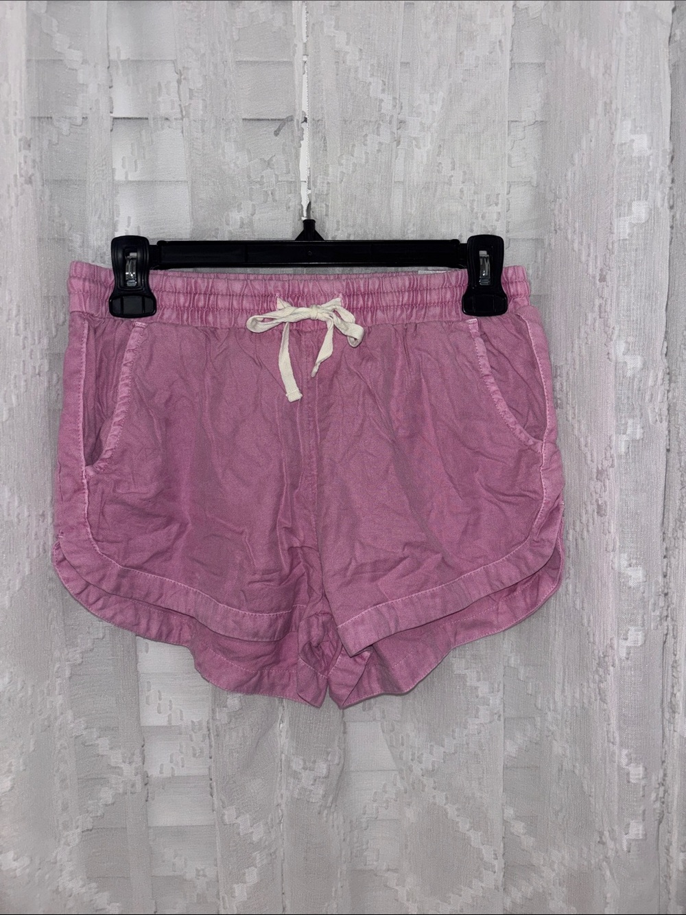 Billabong Women’s Pink Drawstring Lounge Shorts